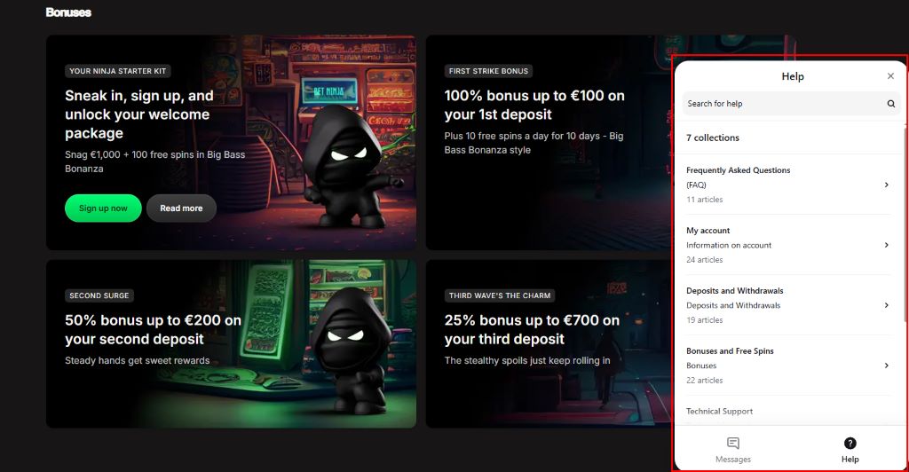 Klantenservice online casino nederland